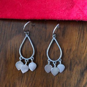 Me&Ro lotus drop earrings- sterling silver